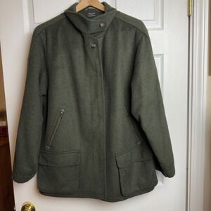 VTG Holland & Holland Wool loden Hunt‎ Jacket Women's US 12 made in West Germany